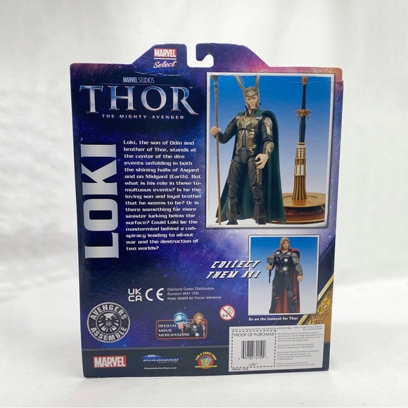 Marvel Loki Select 8 Inch Action Figure - Movie Loki NEW New in Box - Picture 2 of 6